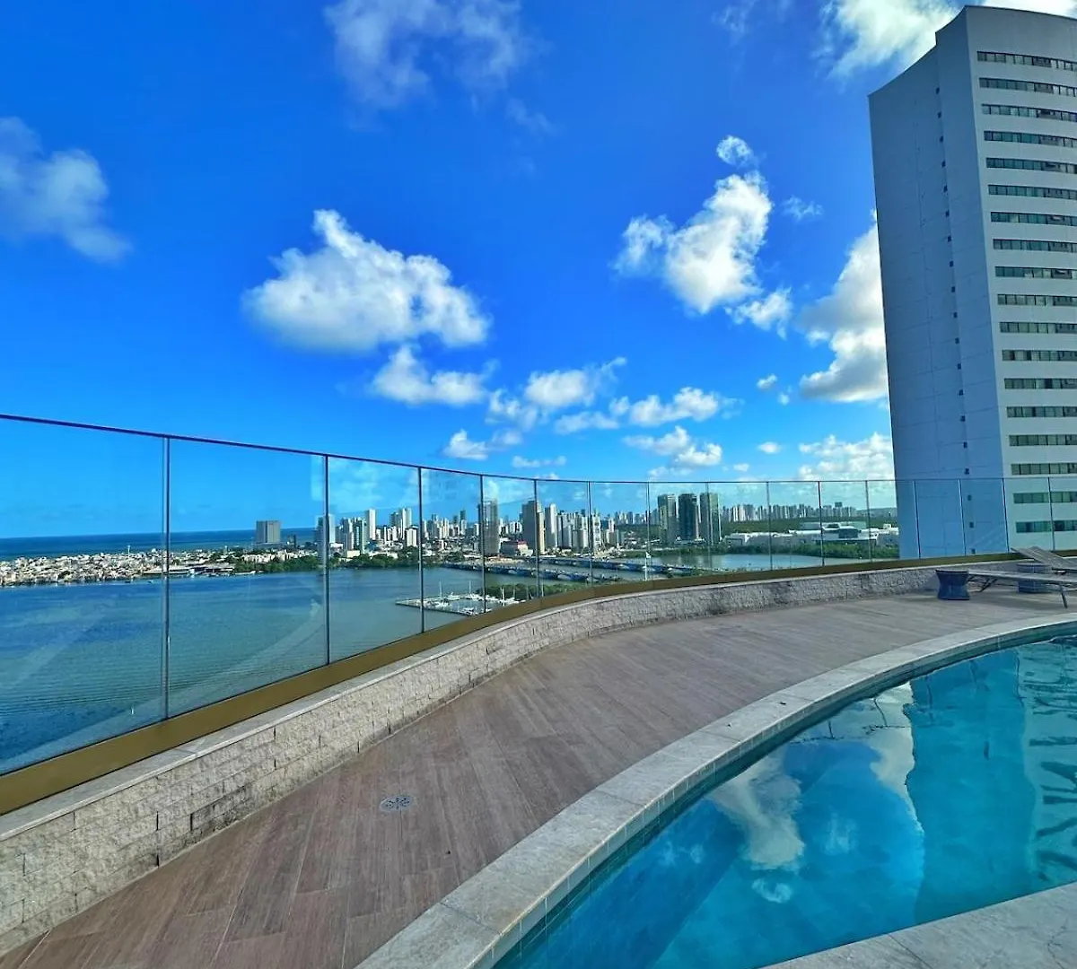 Joia Na Melhor Vista De Recife Apartmán